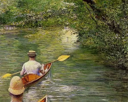 PXL036 Périssoires sur l’Yerres, Caillebotte (1878)