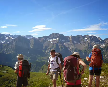 PXL013 Au col des Portes de l'Hiver (Suisse), face aux Dents du Midi.