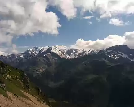 PXL000 Vue sur le Mont Blanc du Col de la Fenêtre