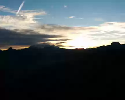PXL028 Lever du soleil sur le Mont Blanc