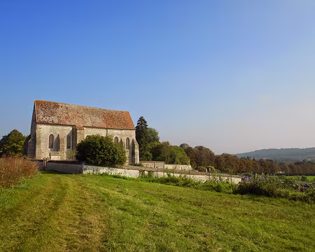 PXL002z1593 La chapelle de Lourps, fin XIIè-déb. XIIIè s., Longueville