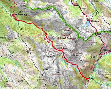 PXL000 Samedi : de l'Ubaye à Basse Rua (+1350 /-1350)