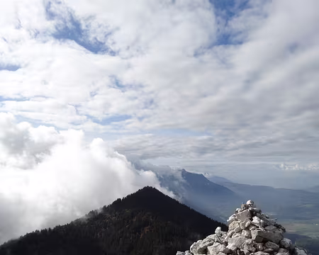 Mont Outheran, vue sur la pointe de la Cochette Mont Outheran, vue sur la pointe de la Cochette