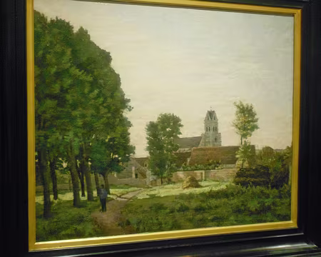 PXL021 Edouard Béliard, la Place de l'Ouche à St-Martin d'Etampes, 1881