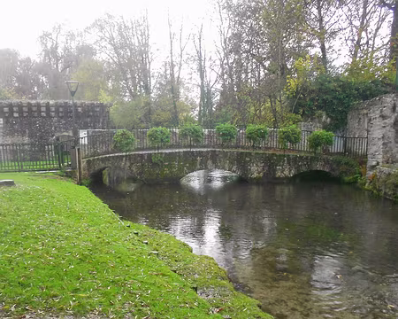 PXL032 Les Portereaux, vanne fortifiée (architecture militaire du XVIè s.) permettant une inondation rapide de la prairie en cas d'attaque ou de régulation de la...