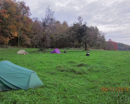 011 Le camp au matin