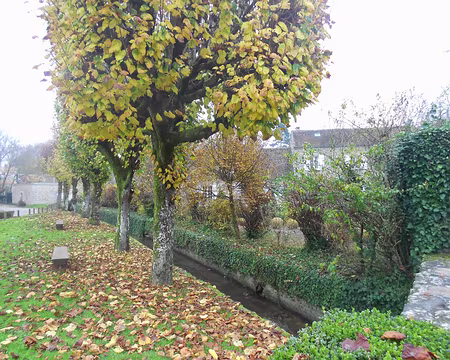 PXL020 Noisement, le ru de Balory long de 12 km se jette dans la Seine à Seine-Port