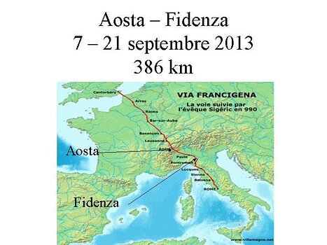 3- Via Francigena Italie
