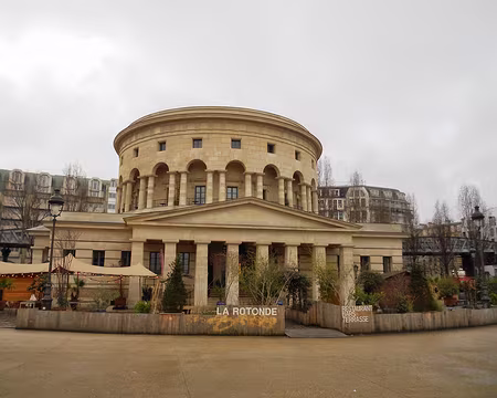 PXL005 La Rotonde de la Villette conçue par Ledoux en 1788, élément du mur des Fermiers Généraux.