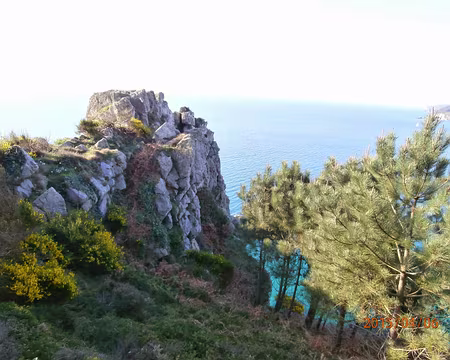 via pointe de Tréberon, île de l'Aber, falaise de Tréboul, pointe de Keric via pointe de Tréberon, île de l'Aber, falaise de Tréboul, pointe de Keric