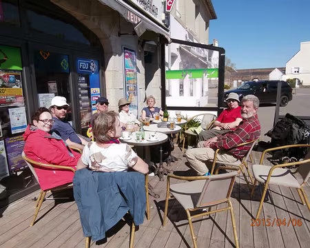 bistrot à Telgruc dernier pot au bistrot de Telgruc, merci Joël et Monique, c'était super !