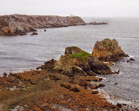 4 avril 2015: de Camaret à Saint-Hernot (gîte de l'Hermine) en vue de la pointe du grand Gouin...