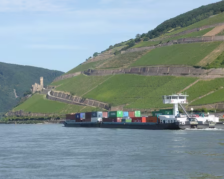 PXL003 le Rhin, ses péniches, ses châteaux, son vignoble