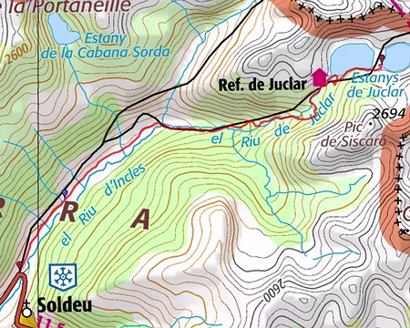 PXL049 Dimanche 12 juillet : le matin descente à Soldeu : + 50 m / - 600 m