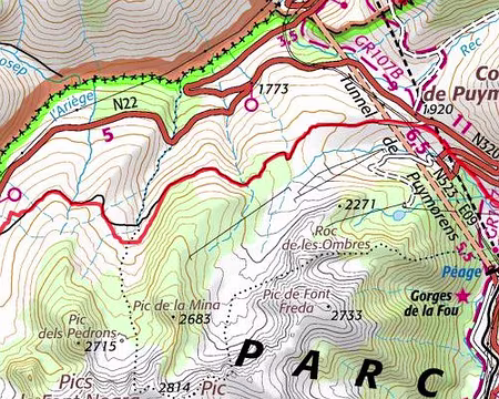 PXL106 Mardi 14 juillet : du Port d'Envalira à la gare de Porté Puymorens - +160 m / - 800m