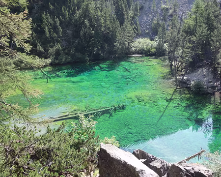 DSC00199 Un lac vraiment vert.