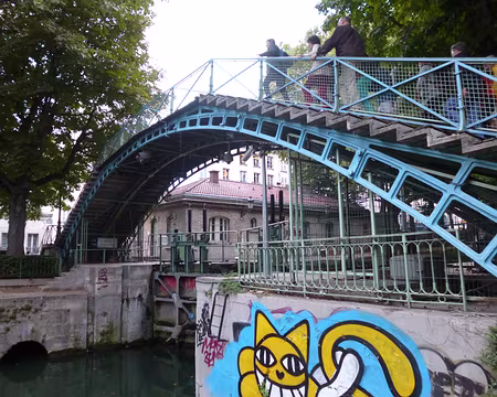 PXL010z1780 Passerelle de la Grange-aux-Belles sur le canal St-Martin