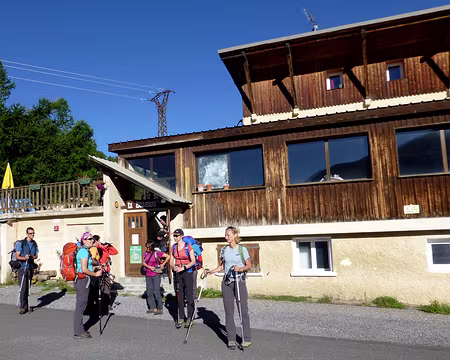 PXL000 9h30, sous un soleil radieux, départ du gîte le Belvédère à Ste-Anne-la-Condamine