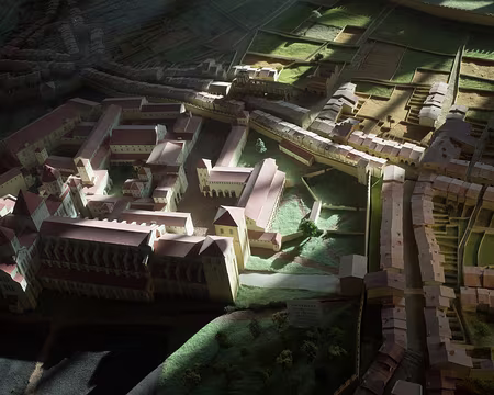 2015_10_11_15h2348 Fin de rando culturelle : Maquette de l'abbaye de Cluny