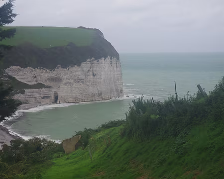 La falaise d’Yport La falaise d’Yport.