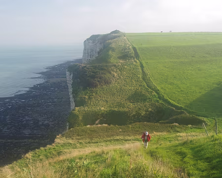 Randonnée en bord de falaise Randonnée en bord de falaise.