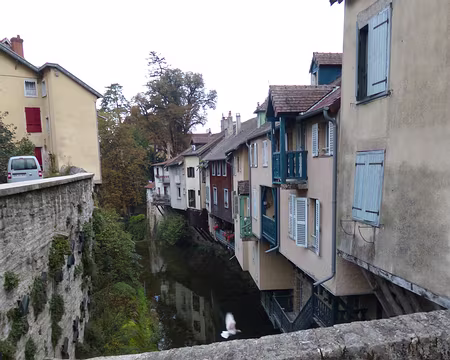 PXL015 La Cuisance et le reste de la première arche de l'ancien pont