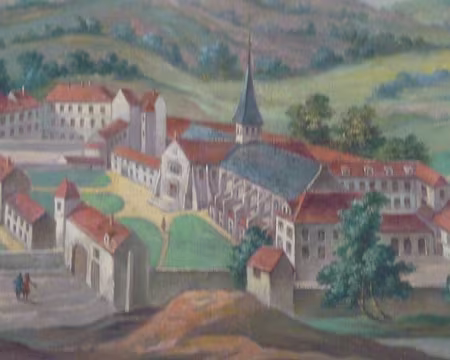 PXL034 Plan de l'Abbaye avant sa destruction (1711)