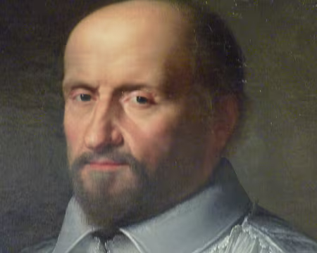 PXL036z1818 Portrait de l'abbé de St-Cyran, atelier de Philippe de Champaigne