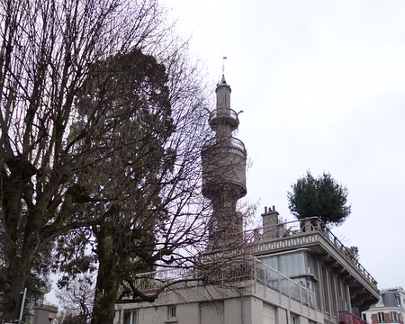 PXL021 Villa Hennebique édifiée en 1901-03 à Bourg-la-Reine, construite en béton armé par François Hennebique, ingénieur et inventeur de la construction en béton armé...