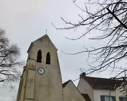 PXL000 Eglise Notre-Dame-de-la-Nativité, clocher du XIIIè s., Villaines-sous-Bois.