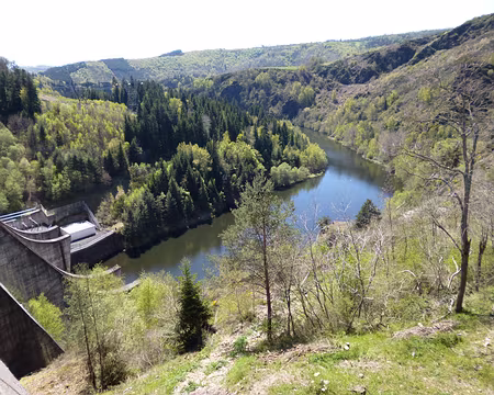 PXL016 La Truyère en aval du barrage.
