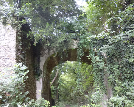 P1020213 Le pont d'Arcole à Montsoult fut construit en 1830 pour le compte du Comte de Choiseul qui souhaite pouvoir relier son château de Baillet-en-France à celui de...