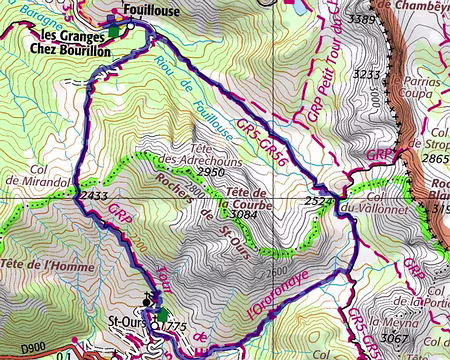 22001 Lundi +1272 -1272 18.5km, une boucle chez les ours.