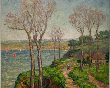 2016_10_14_14-39-19 Ernest Ponthier de Chamaillard - Falaises de Douarnenez (vers 1900) (Collection Ambroise Vollard, né à Saint-Denis)