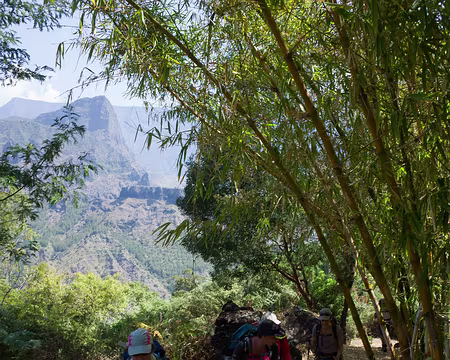 2016_10_17_14-28-44 Groupe sur fond de Piton des Calumets et piton Carré