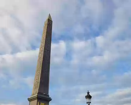 P1030460 L'obélisque de Louksor sur la Place de la Concorde.