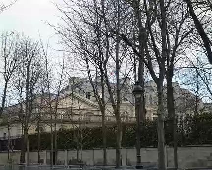 P1030462 Le Palais de l'Elysée de style classique, début XVIIIè s.