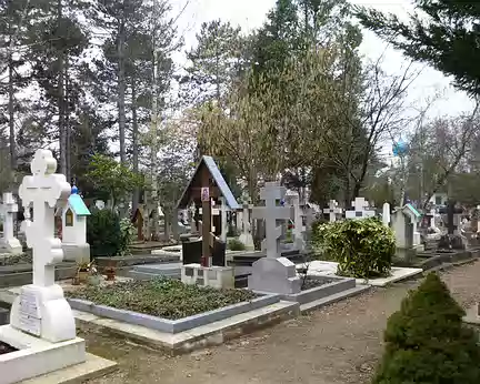 P1030654 Le cimetière russe de Sainte-Geneviève-des-Bois date de 1927. Plus de 5 200 tombes le composent.
