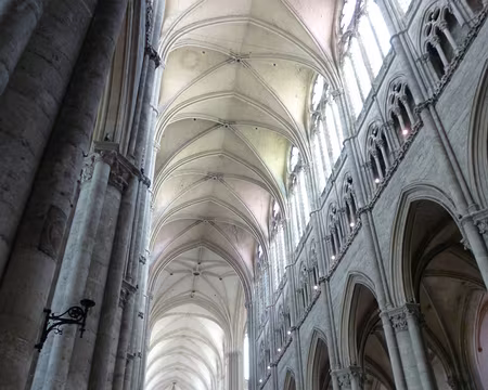 P1040361 Les voûtes de la nef culminent à 42,50 mètres.