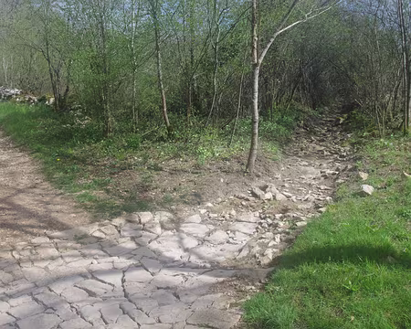 Le ruisseau des Valses, déjà à sec Le ruisseau des Valses, déjà à sec