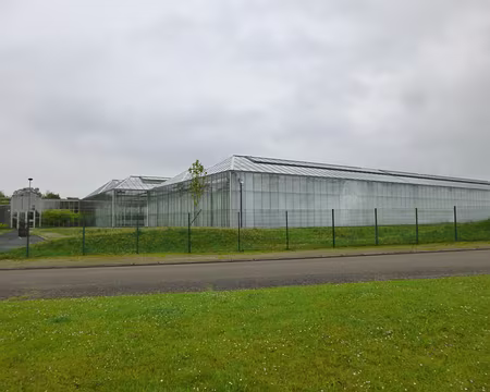 P1040423 Le Centre horticole de Mandres-les-Roses inauguré en 2005 pour répondre aux besoins en fleurissement de Créteil, entre autres.