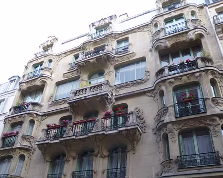 P1040974 Immeuble Art-Nouveau, rue du Champ de Mars, primé au concours des façades en 1902