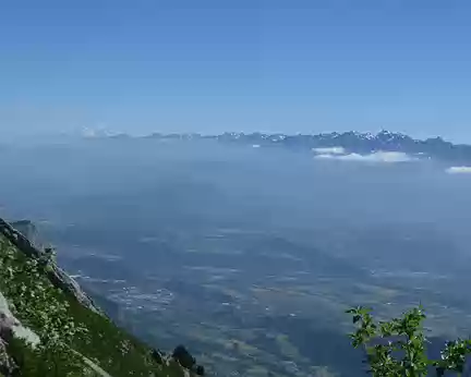 P1220303 Au Col Vert vue du Mont Blanc au Dévoluy