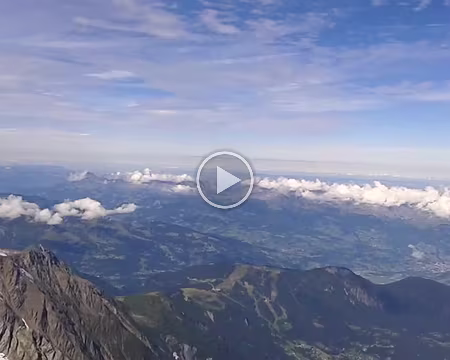 20170813_105311 Retour rapide à l'aiguille du Midi pour profiter du panorama par beau temps.
