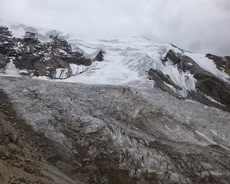 P1050603 Weissmies (4017 m) et le glacier Trift