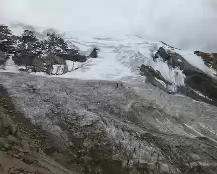P1050603 Weissmies (4017 m) et le glacier Trift