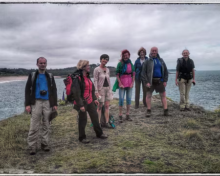St Malo (23) Le groupe à la Pointe de la Moulière