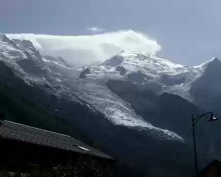 P1240560 Côté Chamonix aussi le Mont Blanc reste bien caché