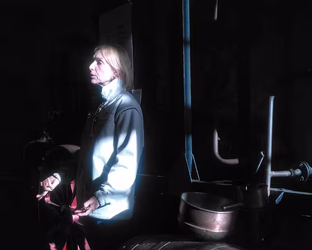 Gers (46) L'alambic, avant la dégustation.