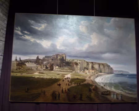 P1060296 Dieppe en 1854 selon les aménagements de l'impératrice Eugénie.